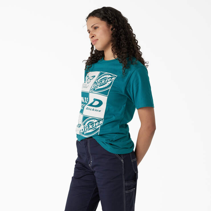 Women's Graphic Band T-Shirt - Deep Lake (DL2) image number 3