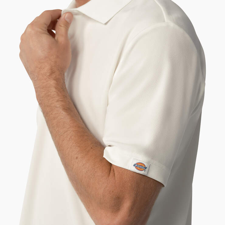 Short Sleeve Performance Polo Shirt - White (WH) image number 5