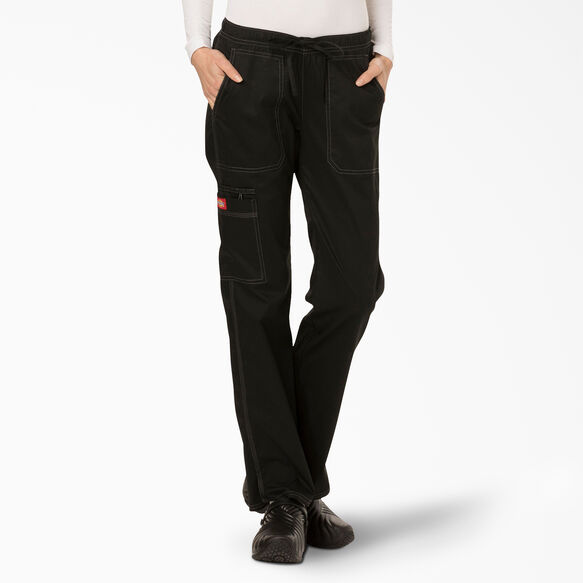 high rise scrub pants