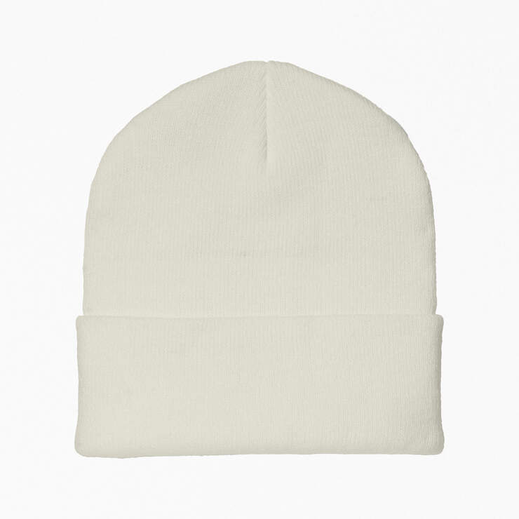 Cuffed Knit Beanie - Natural Beige (NT) image number 2