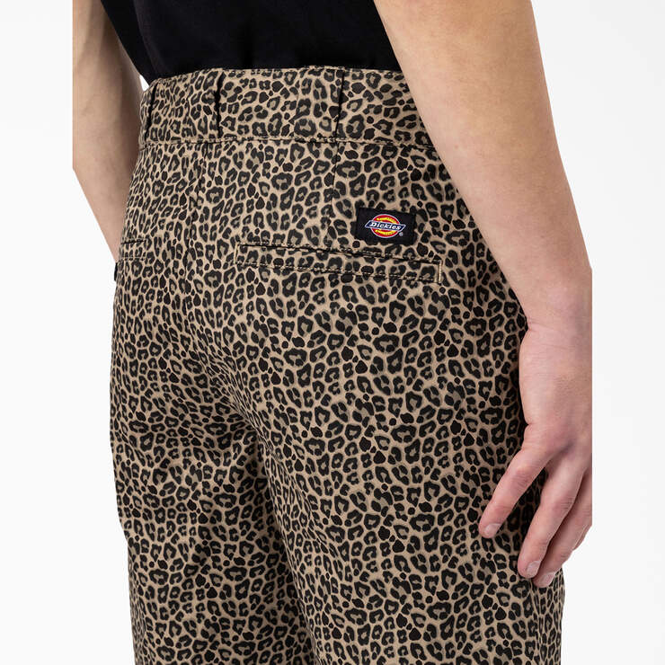 Silver Firs Slim Fit Shorts, 11" - Leopard Print (LPT) image number 4