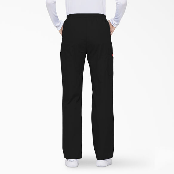Women&#39;s EDS Signature Tapered Leg Cargo Scrub Pants - Black &#40;BLK&#41;