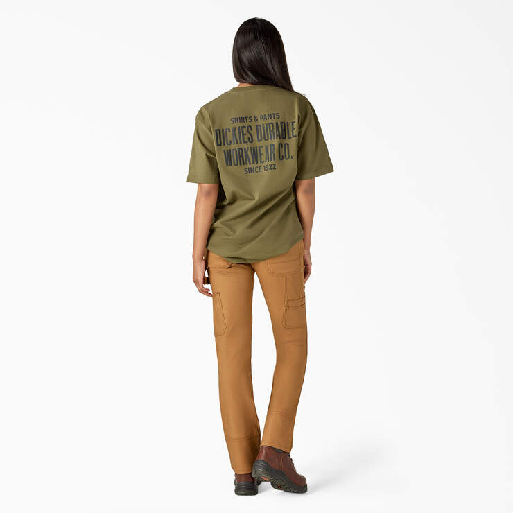Built to Last Heavyweight T-Shirt - Military Green (0ML) image number 10