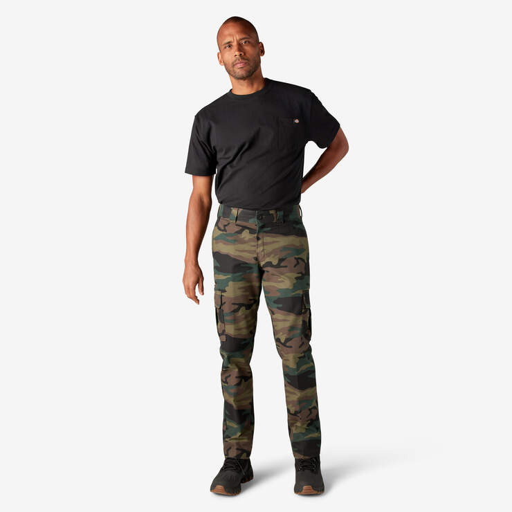 Slim Fit Cargo Pants - Hunter Green Camo (HRC) image number 5