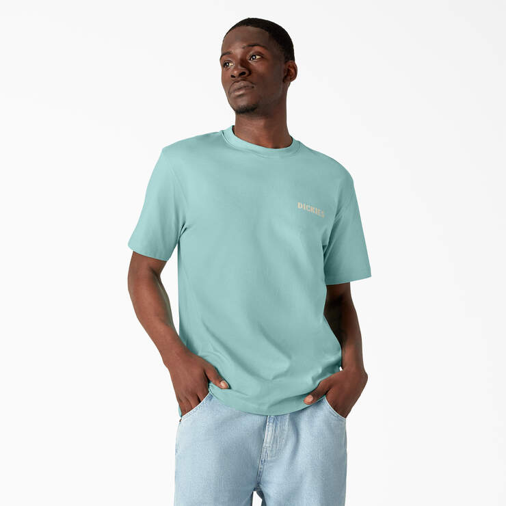 Hays Graphic T-Shirt - Pastel Turquoise (QP2) image number 2