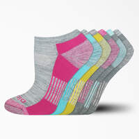 Women's Moisture Control Free Run No Show Socks, Size 6-9, 6-Pack - Charcoal Gray (CH)