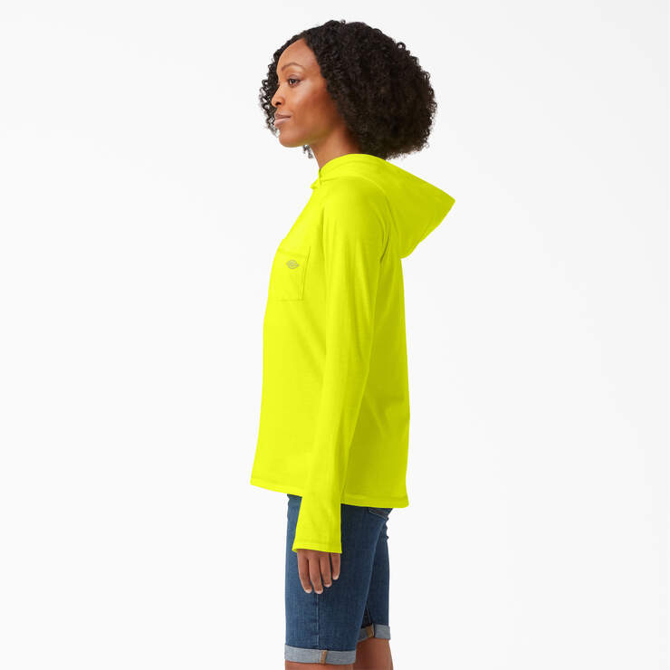 Women's Cooling Performance Sun Shirt - Bright Yellow (BWD) image number 3