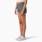 Women&#39;s High Waisted Hickory Stripe Carpenter Shorts, 3&quot; - Hickory Stripe &#40;HS&#41;
