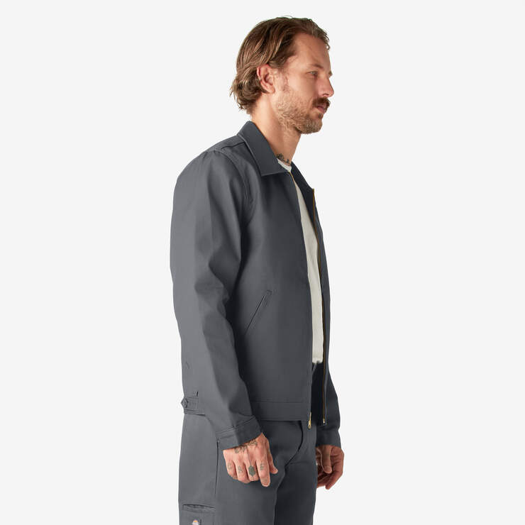 Unlined Eisenhower Jacket - Charcoal Gray (CH) image number 4