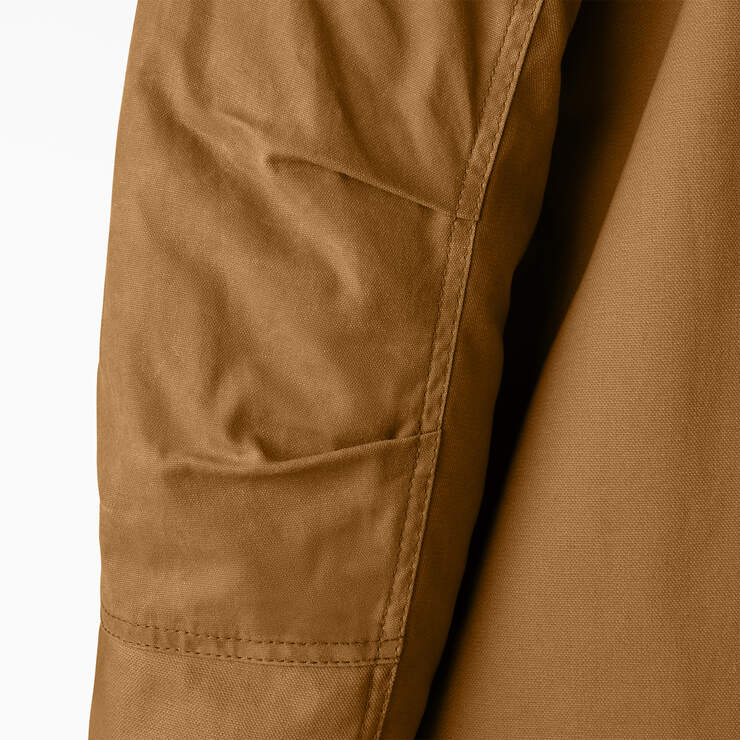 Waxed Canvas Chore Coat - Brown Duck (BD) image number 10