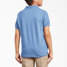 Kids&#39; Piqu&eacute; Short Sleeve Polo, 4-20 - Light Blue &#40;LB&#41;