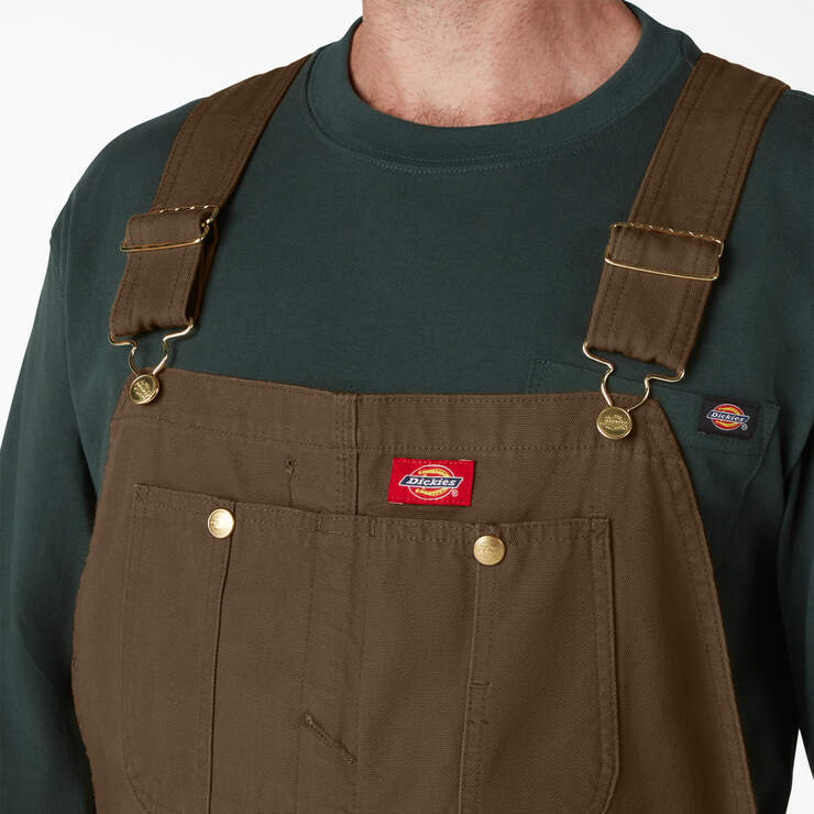 Classic Bib Overalls - Rinsed Timber Brown (RTB) image number 9