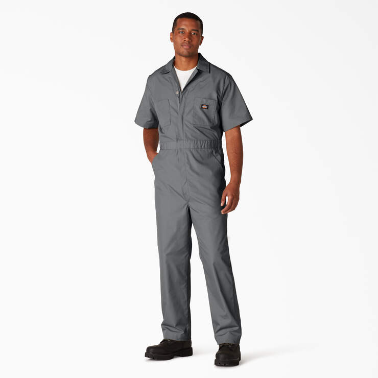Short Sleeve Coveralls - Gray (GY) image number 1