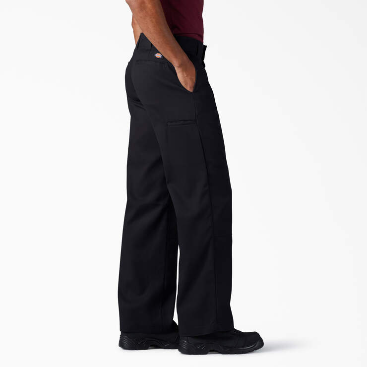 FLEX Loose Fit Double Knee Work Pants - Black (BK) image number 3
