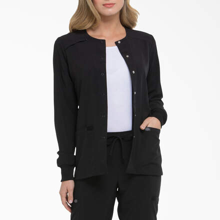 Women's EDS Essentials Snap Front Scrub Jacket