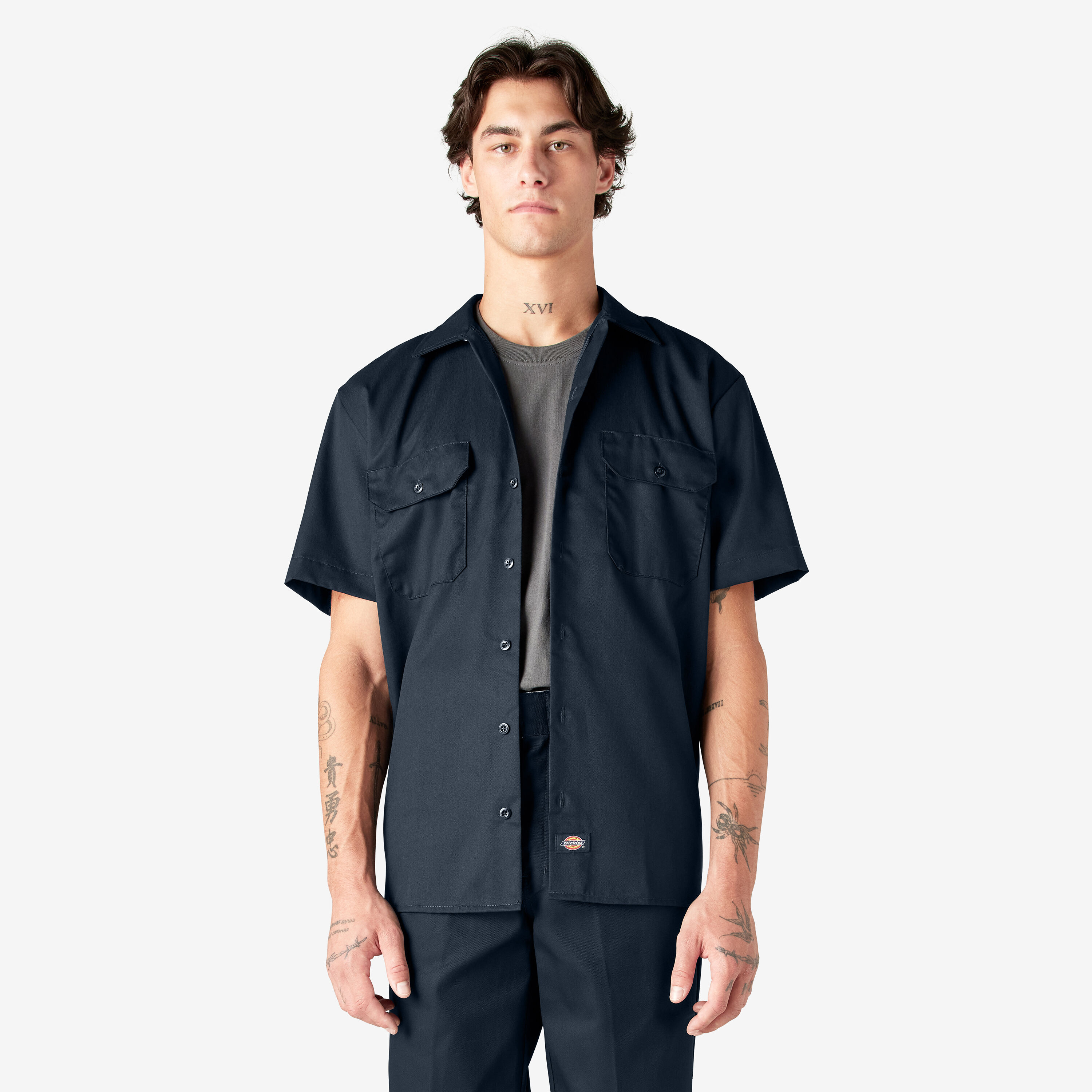 Dickies short sleeve button new arrivals up