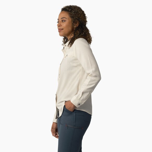 Women&#39;s Cooling Roll-Tab Work Shirt - Antique White &#40;ADW&#41;