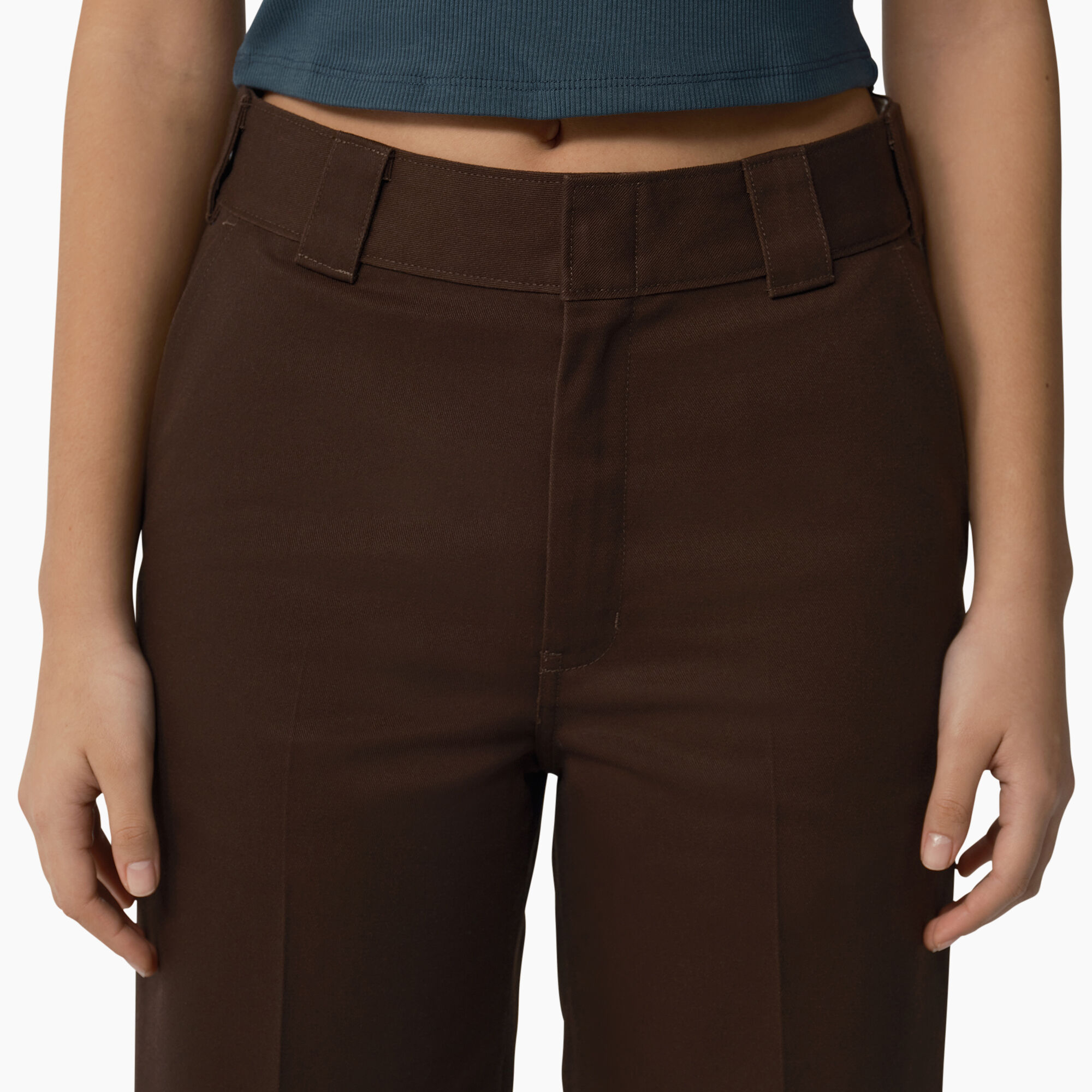 Dickies cuffed cropped work pant top