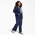 Women&#39;s Xtreme Stretch Snap Front Scrub Jacket - Navy Blue &#40;NVY&#41;