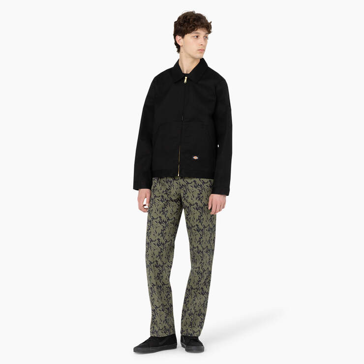 Drewsey Relaxed Fit Work Pants - Military Green Glitch Camo (MPE) image number 5