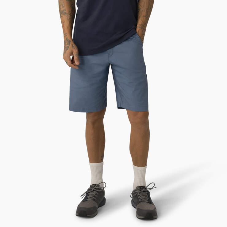 FLEX Cooling Regular Fit Utility Shorts, 11" - Steel Blue (SU) image number 1