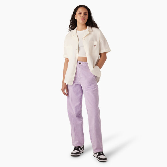 Women&#39;s Hickory Stripe Pants - Purple Rose &#40;UR2&#41;