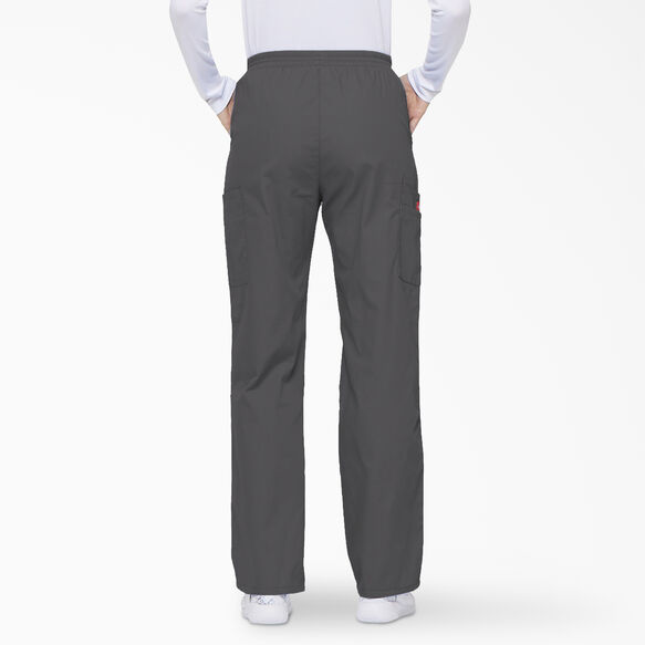 Women&#39;s EDS Signature Tapered Leg Cargo Scrub Pants - Pewter Gray &#40;PEW&#41;