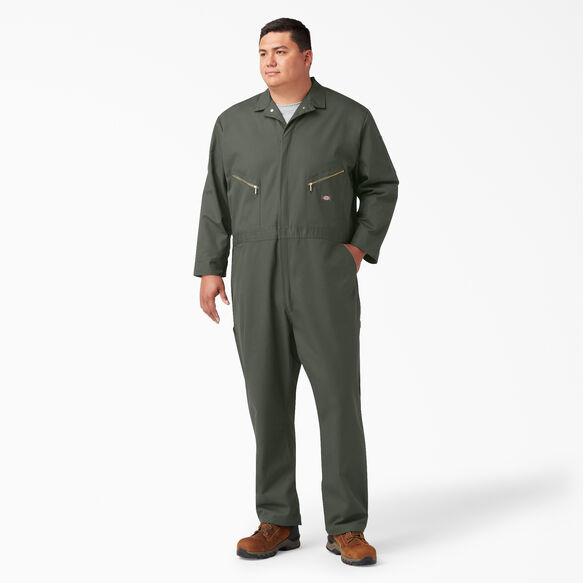 Deluxe Blended Long Sleeve Coveralls - Olive Green &#40;OG&#41;