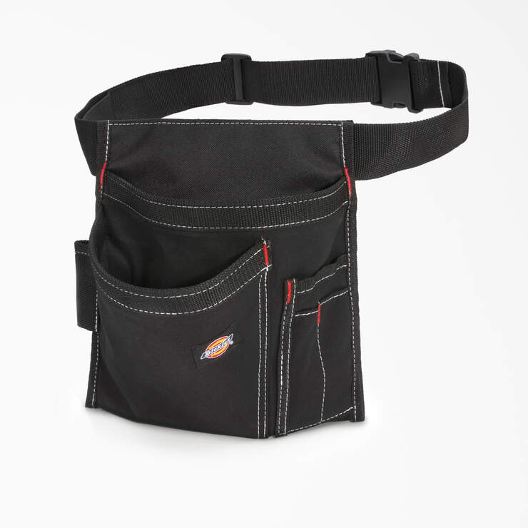 5-Pocket Work Apron with Side Tool Pouch - Black (BK) image number 1