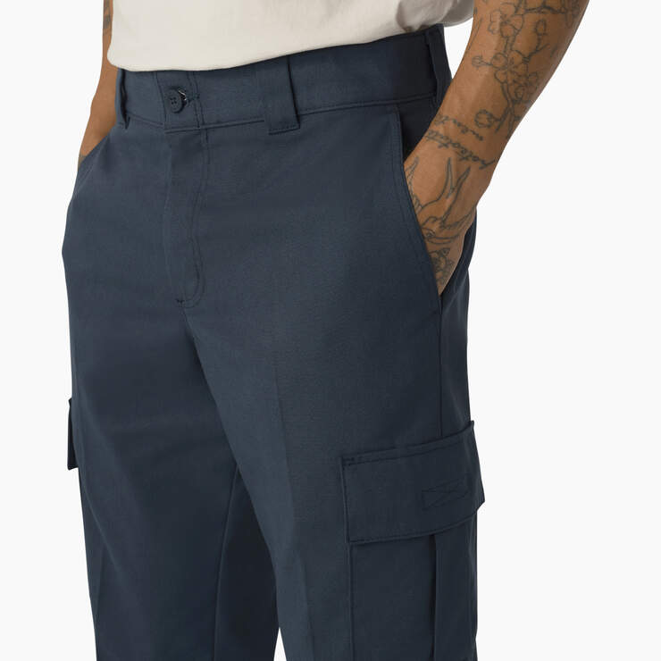 Regular Fit Cargo Pants - Airforce w/ Contrast Stitching (CSA) image number 7