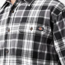 FLEX Long Sleeve Flannel Shirt - Charcoal/Black Plaid &#40;A2F&#41;