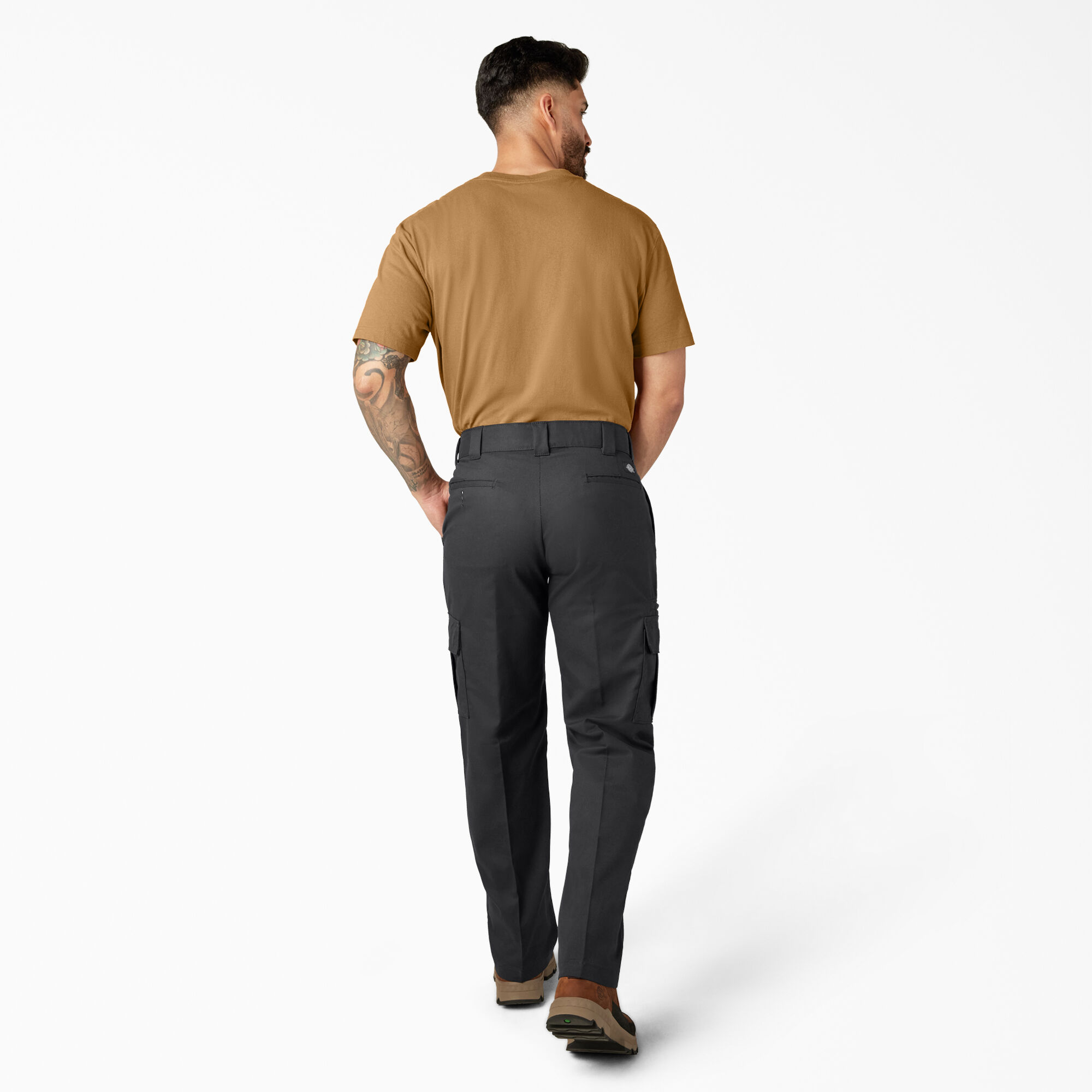 FLEX Relaxed Fit Straight Leg Cargo Pants For Men Relaxed Fit
