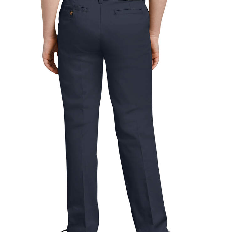 Boys' FlexWaist® Slim Fit Straight Leg Ultimate Khaki Pants, 4-7 - Dark Navy (DN) image number 2