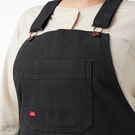 Women&#39;s Plus Relaxed Fit Bib Overalls - Rinsed Black &#40;RBK&#41;