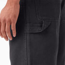 Stonewashed Duck Carpenter Shorts, 11&quot; - Stonewashed Black &#40;SBK&#41;