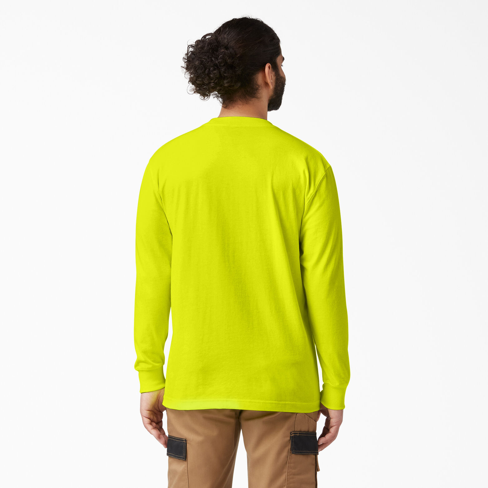 Long Sleeve Heavyweight Neon Crewneck , Bright Yellow | Men's shirts ...