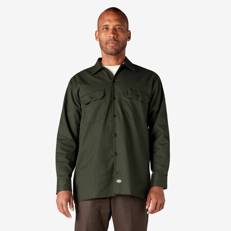 Long Sleeve Work Shirt - Olive Green &#40;OG&#41;