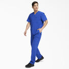 Men&#39;s EDS Essentials V-Neck Scrub Top with Patch Pockets - Galaxy Blue &#40;GBL&#41;
