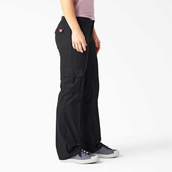 Women&#39;s Relaxed Fit Cargo Pants - Rinsed Black &#40;RBK&#41;