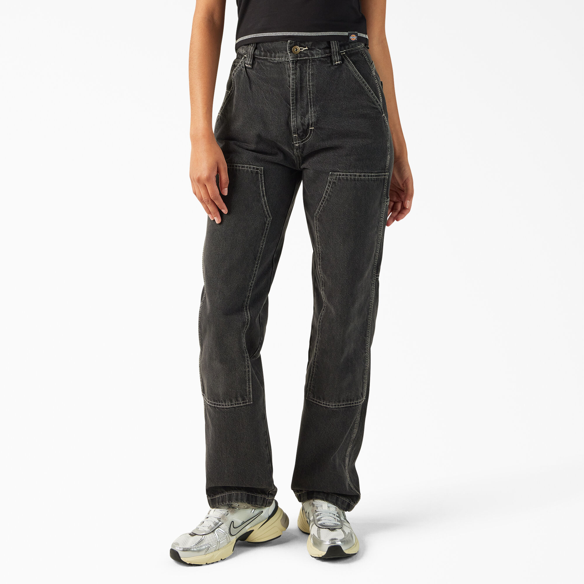 Women's Madison Loose Fit Double Knee Jeans - Dickies US Women's Madison Loose Fit Double Knee Jeans - Dickies US