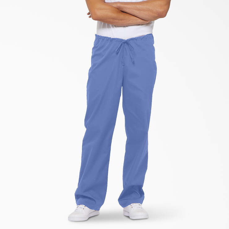 Unisex EDS Signature Scrub Pants - Ceil Blue (CBL) image number 1