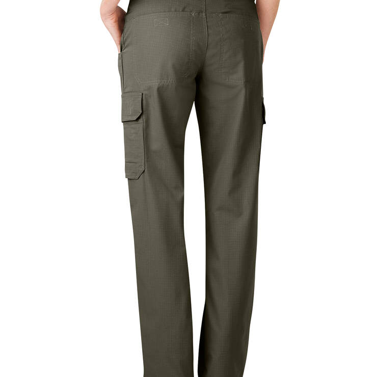 Women's Tactical Stretch Ripstop Pants - Dark Green (GC) image number 2