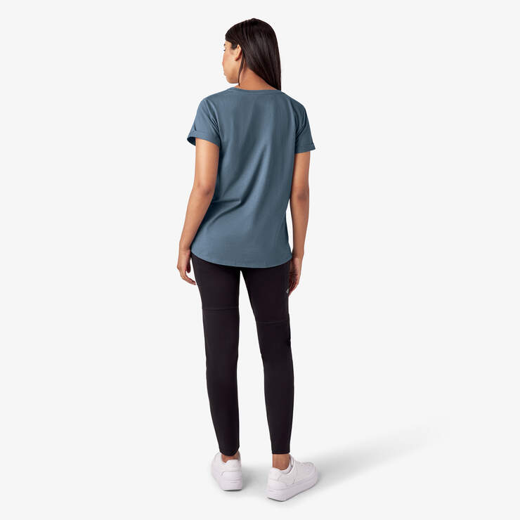 Women’s V-Neck T-Shirt - Coronet Blue (CNU) image number 6
