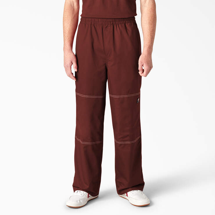 Dickies Skateboarding Summit Relaxed Fit Chef Pants - Fired Brick (IK9) image number 1