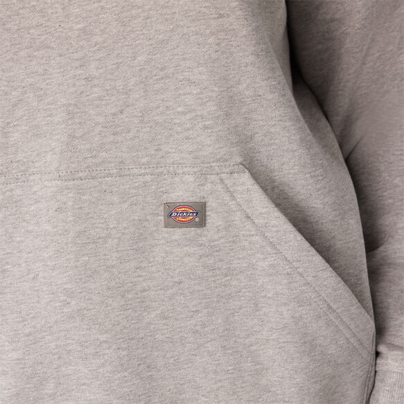 Women&#39;s Plus Heavyweight Logo Sleeve Hoodie - Heather Gray &#40;HG&#41;