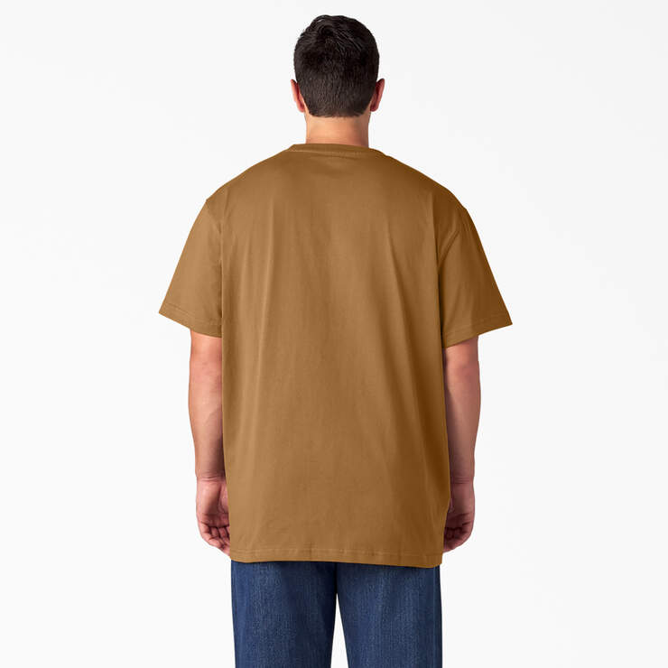 Heavyweight Short Sleeve Pocket T-Shirt - Brown Duck (BD) image number 5