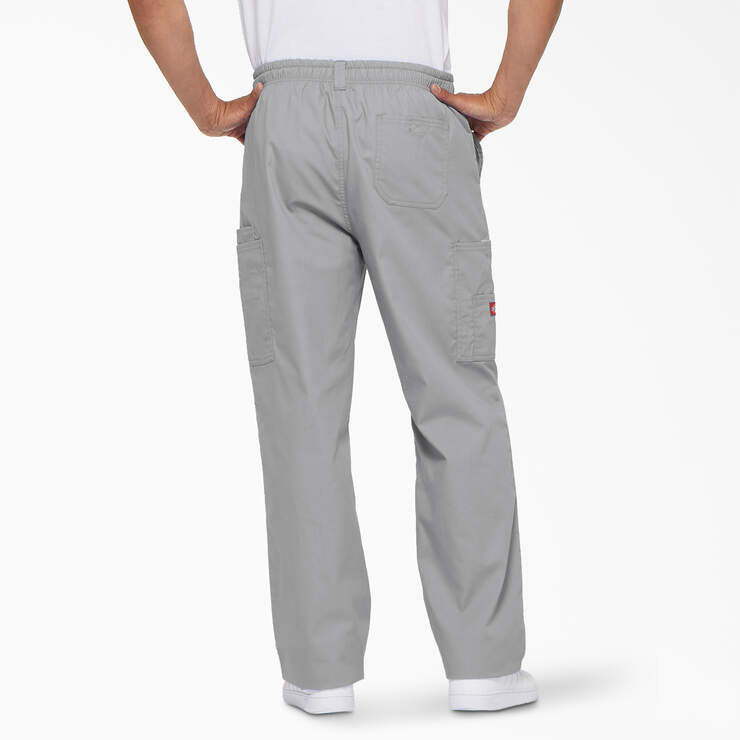 Men's EDS Signature Cargo Scrub Pants - Gray (GY) image number 2