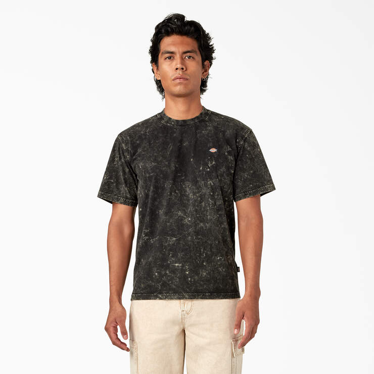 Newington T-Shirt - Black Heritage Wash (KWH) image number 1