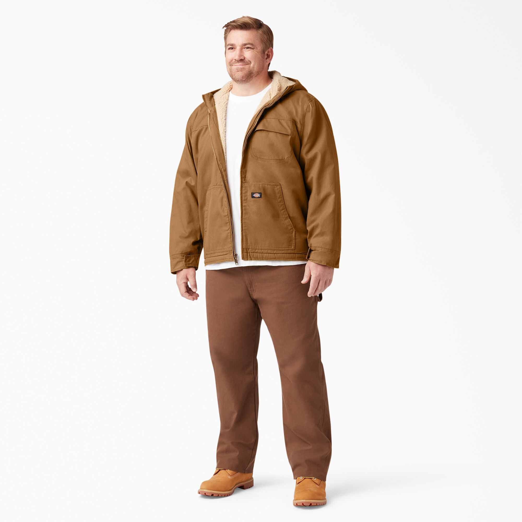 Perseus I forhold generøsitet Duck Sherpa Lined Hooded Jacket for Men | Dickies