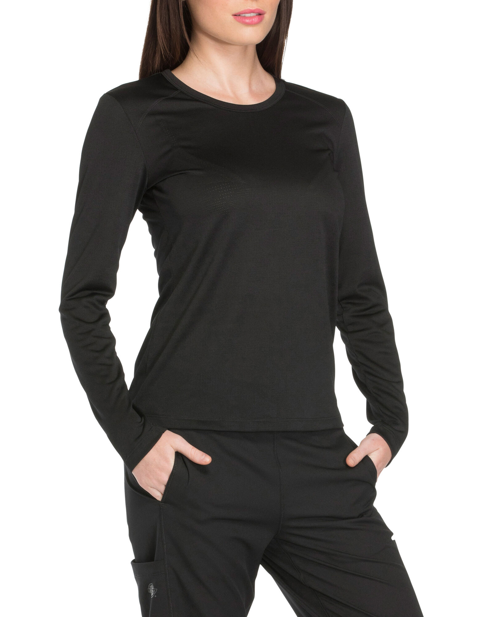 Long Sleeve Underscrub Knit Tee | Womens Scrubs | Dickies